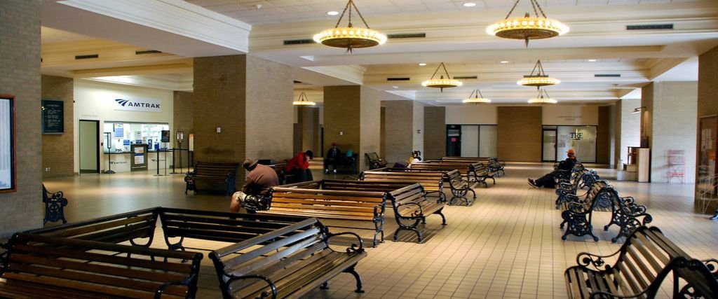 Dallas Amtrak Station Waiting room