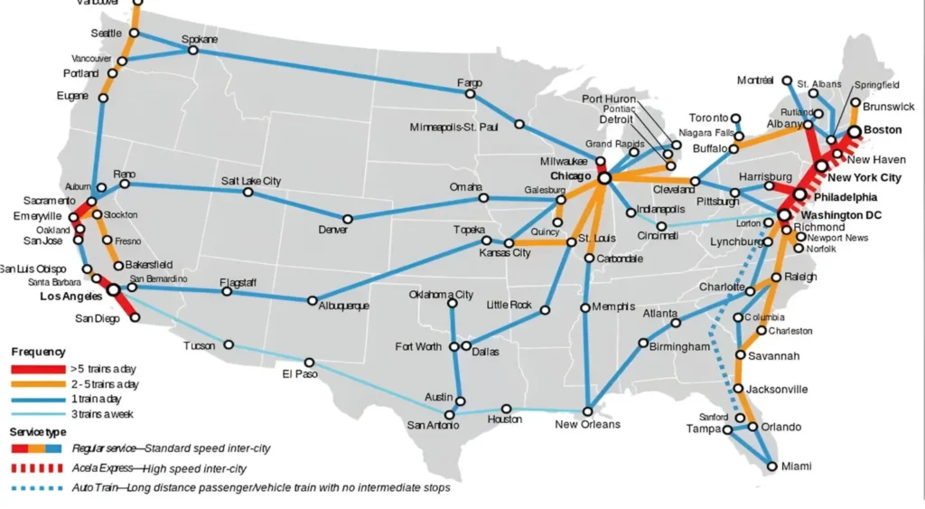 Amtrak Station Orlando FL Routes Map