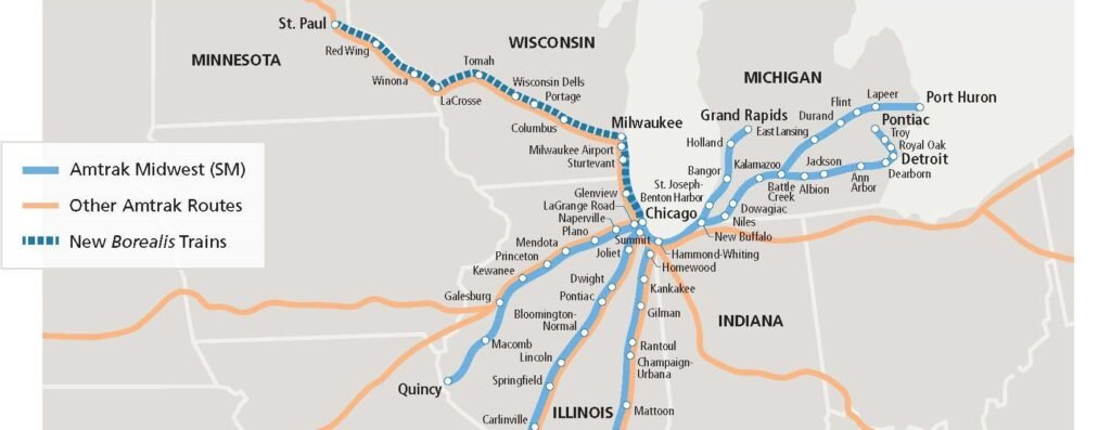Borealis Train Route