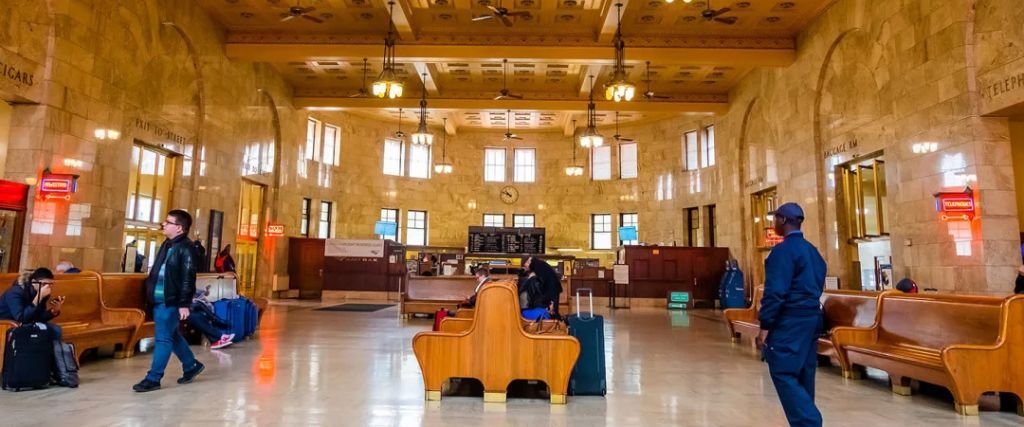 Portland Station Amtrak Waiting Room